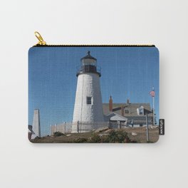 Pemaquid Point Lighthouse Carry-All Pouch | Photo, Lighthouse, Rocks, Pemaquidpoint, Maine, Landscape 