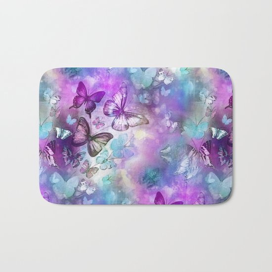 Butterflies Dreaming Bath Mat