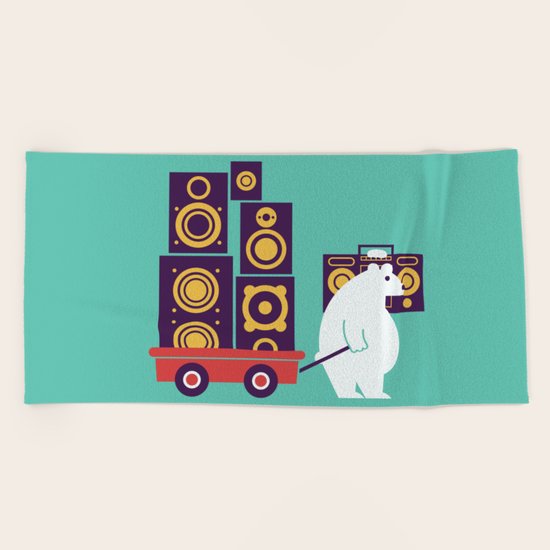 Ready to Jam Beach Towel