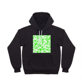 Spots - White and Neon Green Hoody