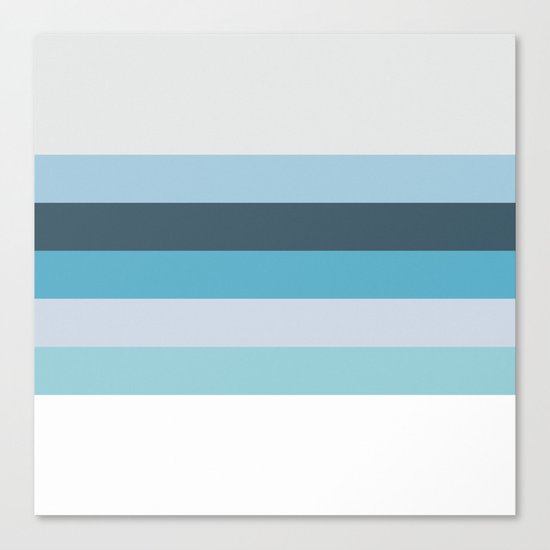 Summer Shades of Blue Canvas Print