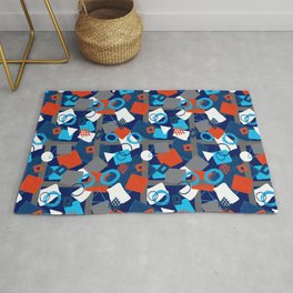 Ungeometric Area & Throw Rug