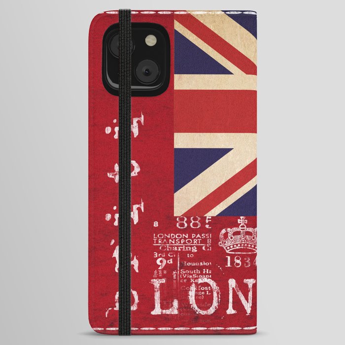 Union Jack Great Britain Flag iPhone Wallet Case