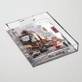 New York City Steam in the Street | Photography Acrylic Tray
