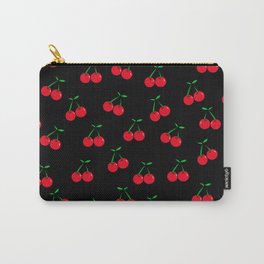 Cherries 2 (on black) Carry-All Pouch