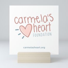 Carmela's Heart Logo Mini Art Print