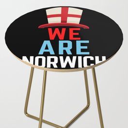 We Are Norwich England Flag Sports Side Table