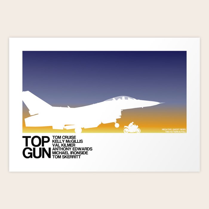 Top Gun Art Print by booj Society6