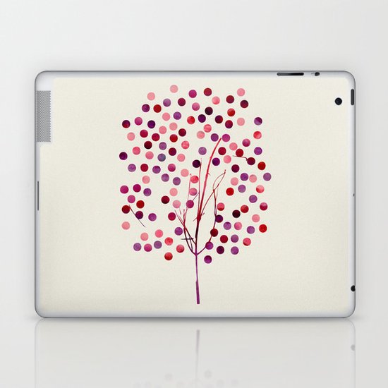 Tree of Life_Berry by Jacqueline & Garima Laptop & iPad Skin