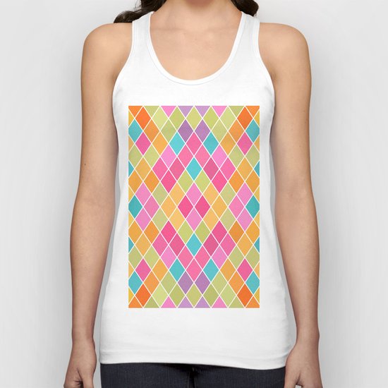 Lovely geometric Pattern VIII Unisex Tank Top