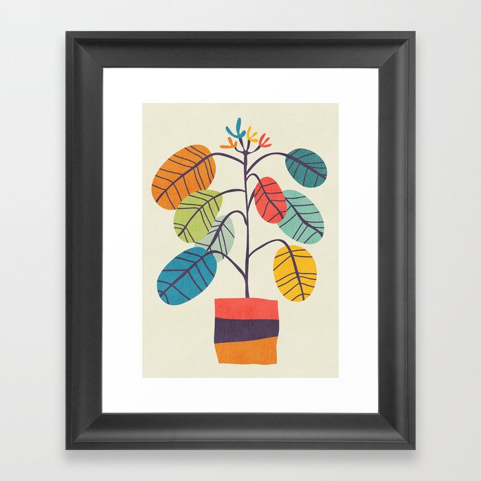 Potted plant 2 Framed Art Print