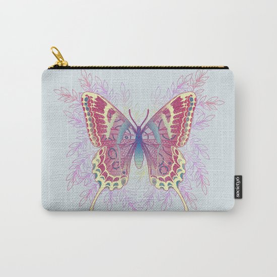 Beautiful Colorful Butterfly Design Carry-All Pouch