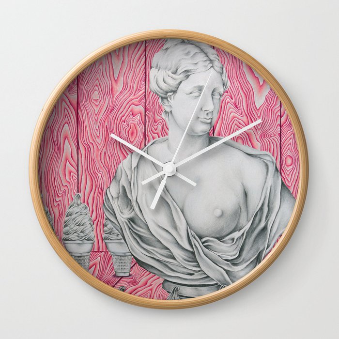 Venus and the Woodgrains Wall Clock