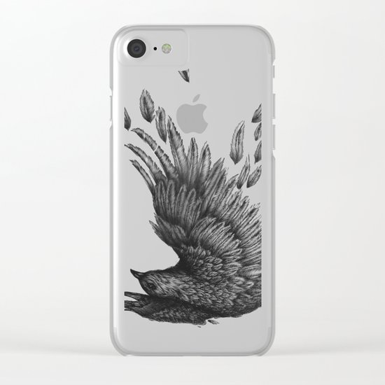 Raven Unravelled Clear iPhone Case
