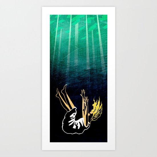 AWAY Art Print