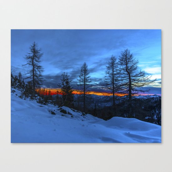Warm Streak 1 Canvas Print