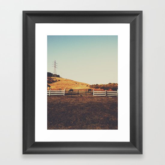 Horses Framed Art Print