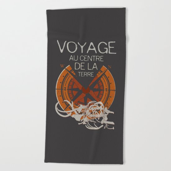 Books Collection: Jules Verne Beach Towel