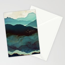 Indigo Mountains Stationery Card