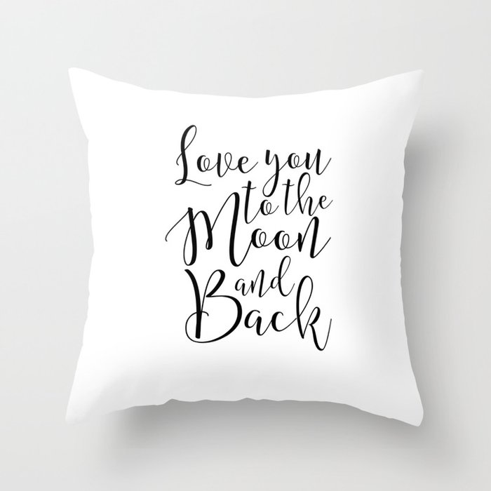 I Love You To The Moon And Back Love Quote Nursery Decor Kids