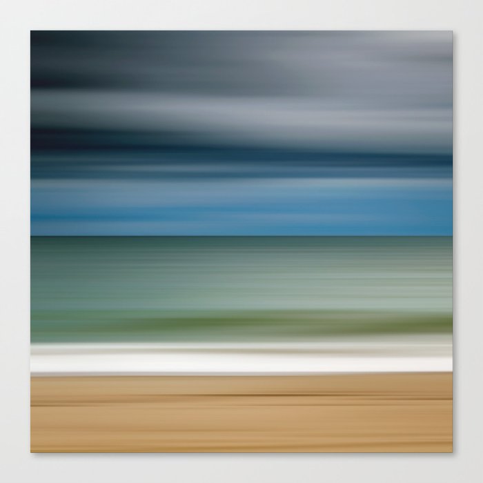 Abstract Ocean Storm Canvas Print