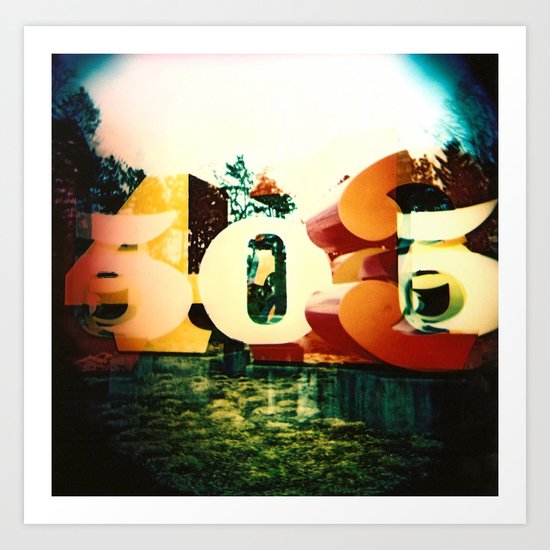 Numbers Art Print
