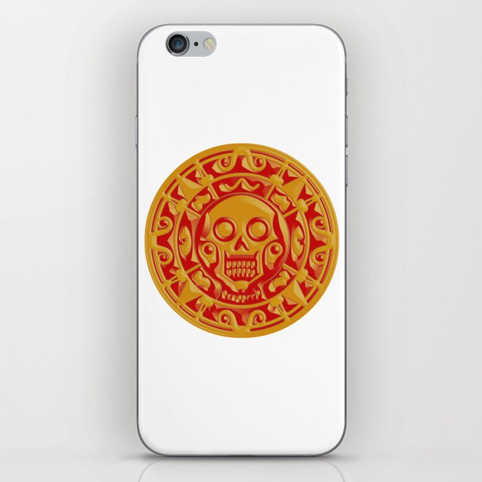 Aztec Mayan Toltec Skull Symbol Aztec  iPhone Skin