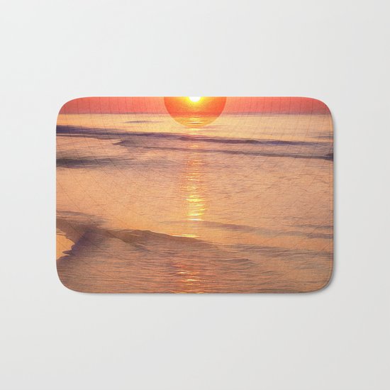 Sunrise Over Ocean Bath Mat