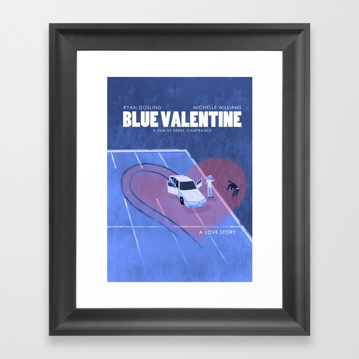 Blue Valentine Movie Poster Framed Art Print by ...