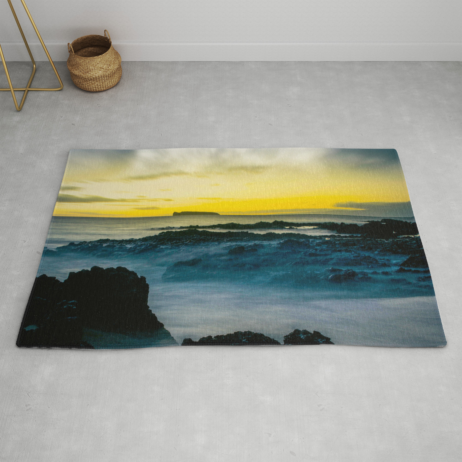 The Infinite Spirit Tranquil Island Of Twilight Maui Hawaii Rug By