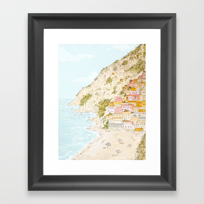 Amalfi Coast Framed Art Print