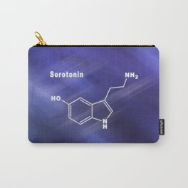 Serotonin Hormone Structural chemical formula Carry-All Pouch