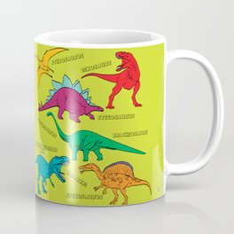 Dinosaur Print - Colors Coffee Mug