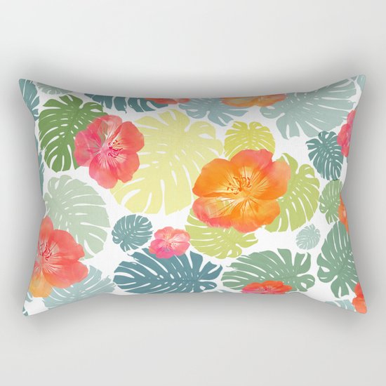Tropical abstract(8) Rectangular Pillow