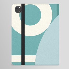 Abstract geometric arch colorblock 2 iPad Folio Case