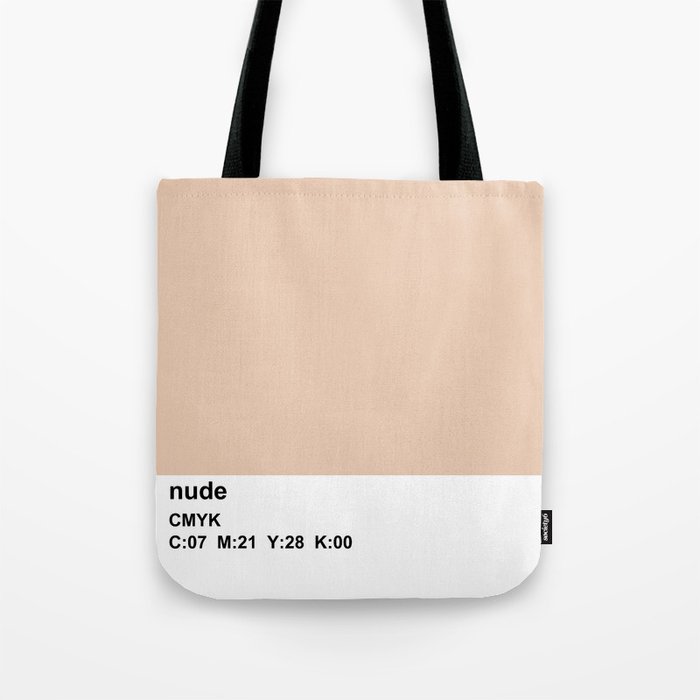 pantone, nude, CMYK colorblock Tote Bag
