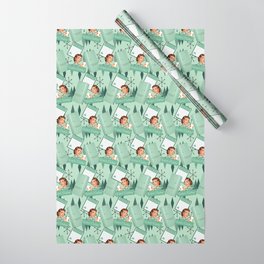 Mid Century Modern Kitchen Wrapping Paper