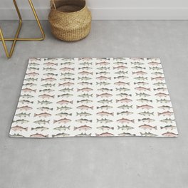 Pattern: Inshore Slam ~ Redfish, Snook, Trout by Amber Marine ~ (Copyright 2013) Rug