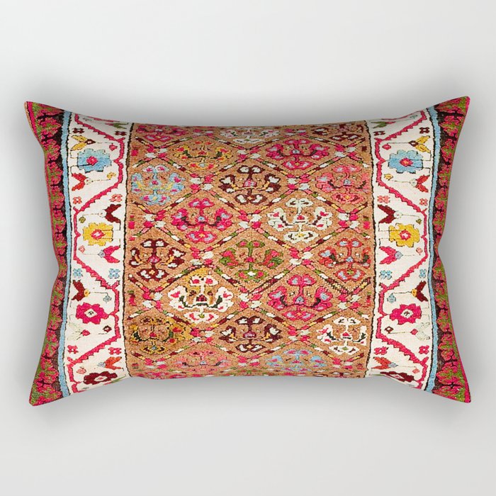 Garahgozloo Hamadan West Persian Long Rug Print Rectangular Pillow