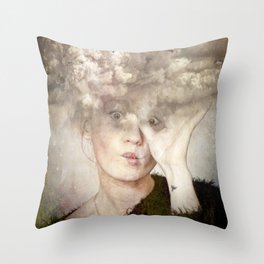 Head In The Clouds Throw Pillow