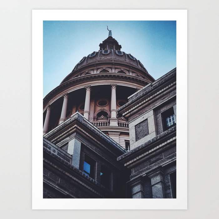 Capitol Building / Austin, Texas Art Print