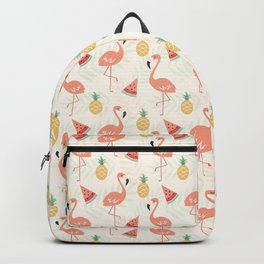 Watermelon Flamingo Pineapple Backpack