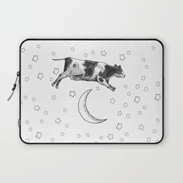 Cow Jumping Over The Moon Laptop Sleeve
