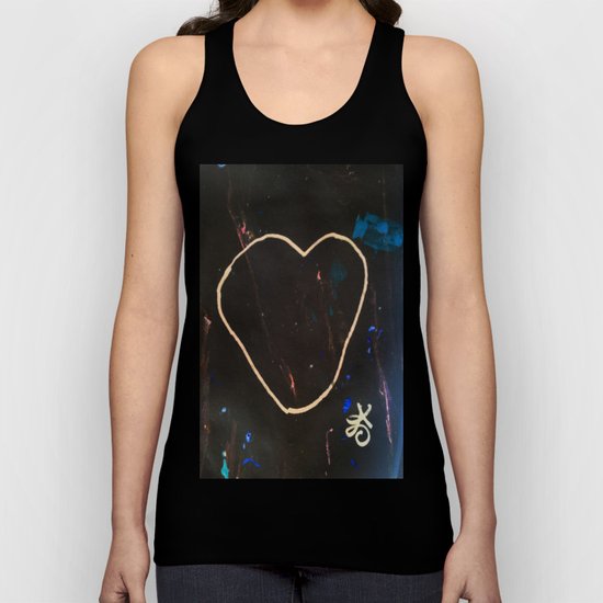 Heart Valentine. Be Mine. Literally. Unisex Tank Top