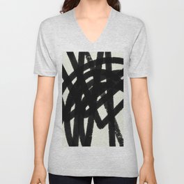 Expressionist Painting. Abstract 228. V Neck T Shirt