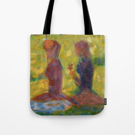 Study of Figures for La Grande Jatte by Georges Seurat Tote Bag