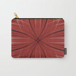 Black Red White Pattern Carry-All Pouch