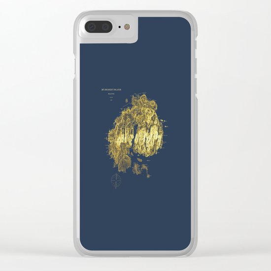 Mt. Desert Island 1875 Clear iPhone Case