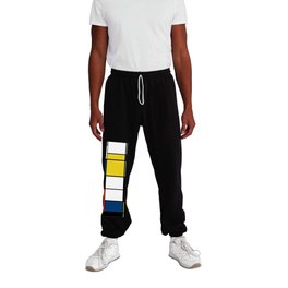 Piet Mondrian - Large Composition A with Black, Red, Gray, Yellow and Blue, 1930 Artwork Sweatpants