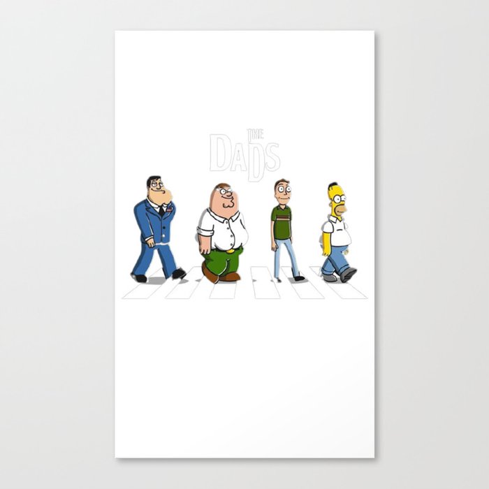 Dad Work Canvas Print